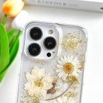 LSEEKA iPhone 13 Pro Clear Case with Flowers