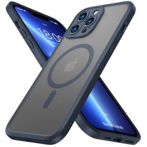Navy Blue Magnetic iPhone 13 Pro Case