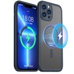 Navy Blue Magnetic iPhone 13 Pro Case