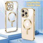 Hython Magnetic Clear iPhone 13 Pro Case - Gold