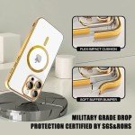 Clear Magnetic iPhone 13 Pro Case - Gold