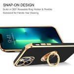 BENTOBEN Slim Fit iPhone 13 Pro Case with Kickstand