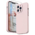 Surphy iPhone 13 Pro Liquid Silicone Case, Pink Sand