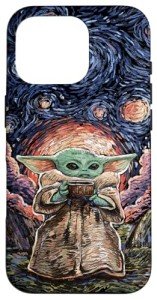 Star Wars Mandalorian Child Starry Night Case