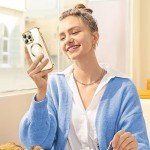 Hython Magnetic Clear iPhone 13 Pro Case - Gold