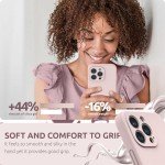 Surphy iPhone 13 Pro Liquid Silicone Case, Pink Sand