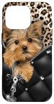 Yorkshire Dogs Hip Leather Zipper Phone Case