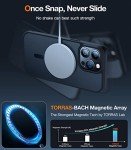 TORRAS Magnetic iPhone 13 Pro Max Case, Black