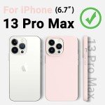 AOTESIER Magnetic iPhone 13 Pro Max Case - Chalk Pink