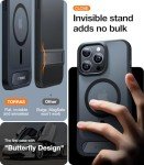 TORRAS Magnetic Stand Case for iPhone 13 Pro Max