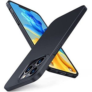 TORRAS Ultra-Thin Black Case for iPhone 13 Pro Max