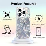 Cute Shiny Silver Butterfly iPhone 13 Pro Max Case