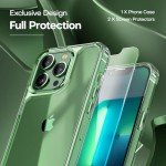 TAURI 3-in-1 Clear Case for iPhone 13 Pro Max