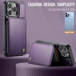Vinich iPhone 13 Pro Max Wallet Case - Purple