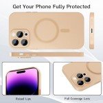 Magnetic Champagne Gold Case for iPhone 13 Pro Max