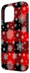 iPhone 16 Pro Snowflake Winter Plaid Phone Case
