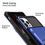 Vofolen Navy Wallet Case for iPhone 13 Pro Max