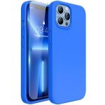 iPhone 13 Pro Max Shockproof Silicone Case - Blue