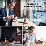 KSELF Slim Leather Case with Kickstand for iPhone 13 Pro Max