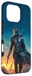 Star Wars Mandalorian Grogu Sunset iPhone 16 Pro Case
