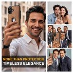 TRUIRON Vintage Ultra Slim Leather Case for iPhone 16