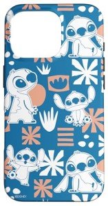 Disney Stitch Hawaii Print Case for iPhone 16 Pro