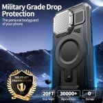 WASTROYAL Camera Stand Case for iPhone 16 Pro