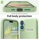 LOVE 3000 iPhone 16 Case - Soft Silicone, Matcha