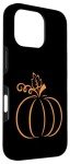 iPhone 16 Pro Orange Pumpkin Fall Case