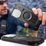 WASTROYAL Camera Stand Case for iPhone 16 Pro