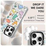 Dinosaur Land Clear iPhone 16 Pro Case