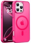 Hot Pink Slim iPhone 16 Pro Case with MagSafe