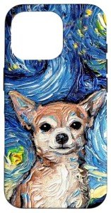 Cute Tan Chihuahua iPhone 16 Pro Case - Starry Night