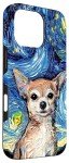 Cute Tan Chihuahua iPhone 16 Pro Case - Starry Night