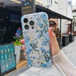 Floral Blue iPhone 16 Pro Max Case