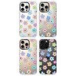 Groovy Flower Clear Case for iPhone 16 Pro Max