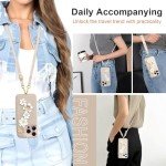 Cute Flower Crossbody Wallet Case for iPhone 16 Pro Max