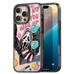 Cute Shockproof iPhone 16 Pro Max Case - Skeleton Design