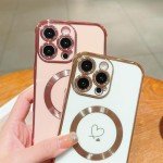 Cute Heart Pattern iPhone 16 Pro Max Case