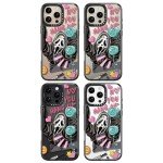 Cute Shockproof iPhone 16 Pro Max Case - Skeleton Design