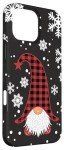 Gnome Buffalo Plaid Christmas Case for iPhone 16 Pro Max