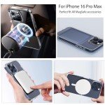 MOOECKOM Clear iPhone 16 Pro Max Case