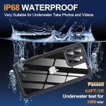 Waterproof iPhone 16 Pro Max Case with Privacy Screen