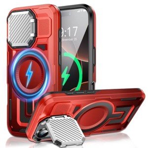 WASTROYAL iPhone 16 Pro Max Camera Stand Case