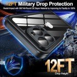 Waterproof iPhone 16 Pro Max Case with Privacy Screen