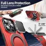 WASTROYAL iPhone 16 Pro Max Camera Stand Case