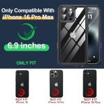 Waterproof iPhone 16 Pro Max Case with Privacy Screen