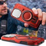 WASTROYAL iPhone 16 Pro Max Camera Stand Case