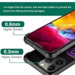 Purple and Yellow Pattern Case for iPhone 16 Pro Max