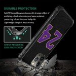 Purple and Yellow Pattern Case for iPhone 16 Pro Max